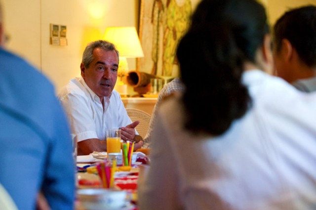 Richard Didier, le bilan des services de l’Etat en Polynésie française pour l’année 2011. © Cédric VALAX.