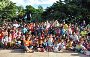 Journée récréative pour 400 enfants dans la résidence du Haut-commissaire © Haut commissariat