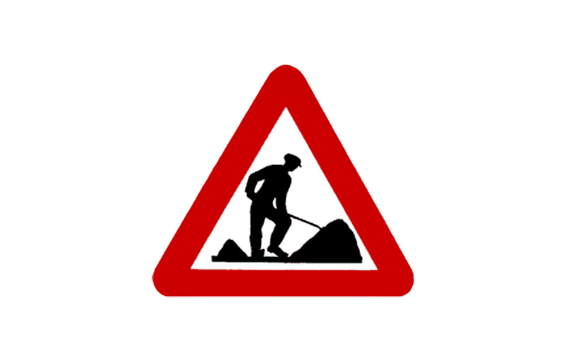 Travaux sur les routes de Pirae © DR