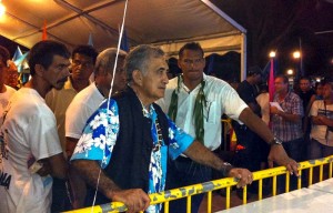 Soutenu par Oscar Temaru, Tauhiti Nena accuse le coup ©Samia STAMBOULI