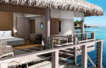 Les nouvelles villas sur l'eau dont l'Intercontinental Tahiti sera prochainement doté ©ICT