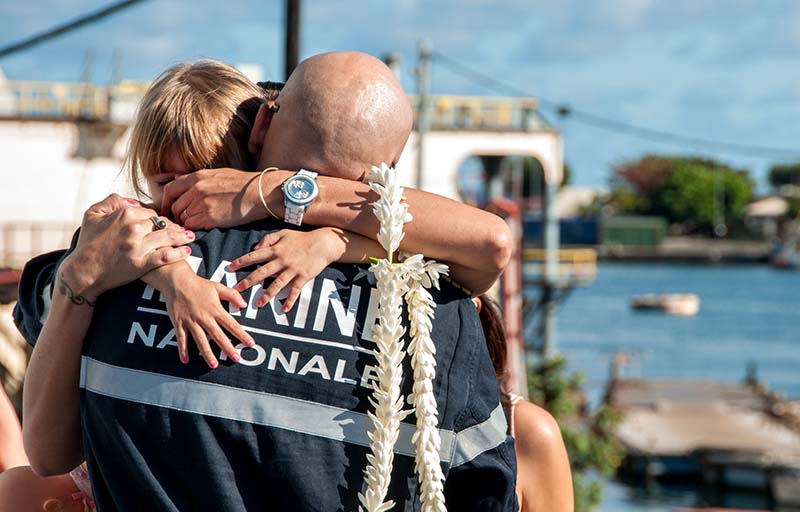 Retrouvailles © J.Bellenand/Marine Nationale