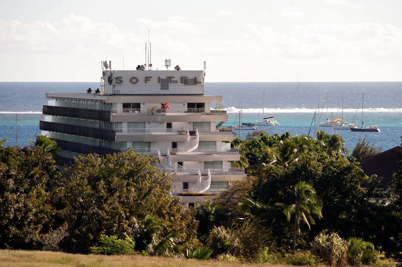 Le Sofitel Maeva Beach avant .. ©Cédric VALAX