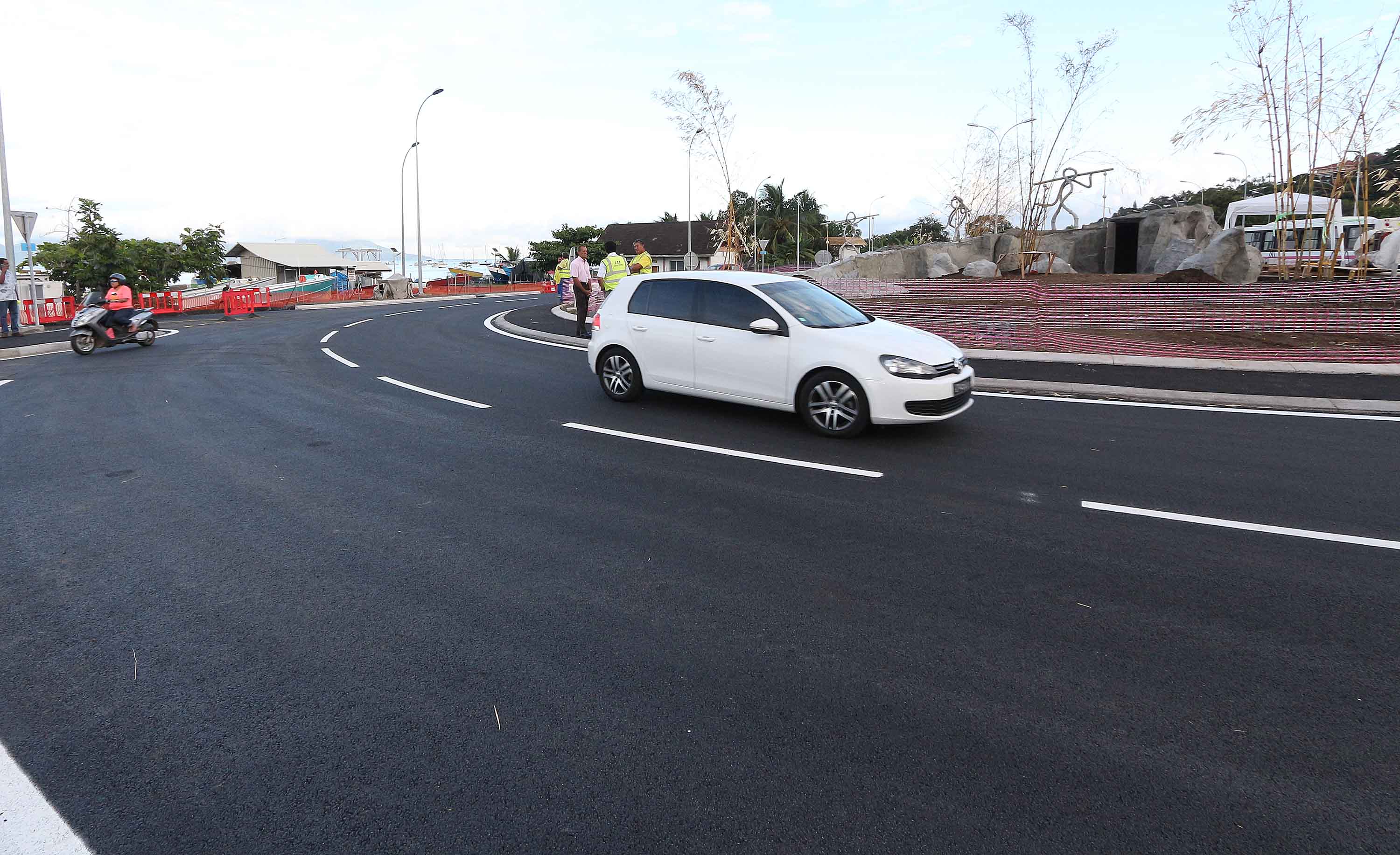 Le tunnel de Punaauia a été inauguré ce mardi matin © Présidence