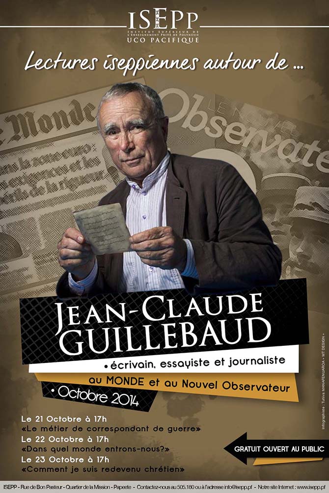 Affiche Jean-Claude GUILLEBAUD copie
