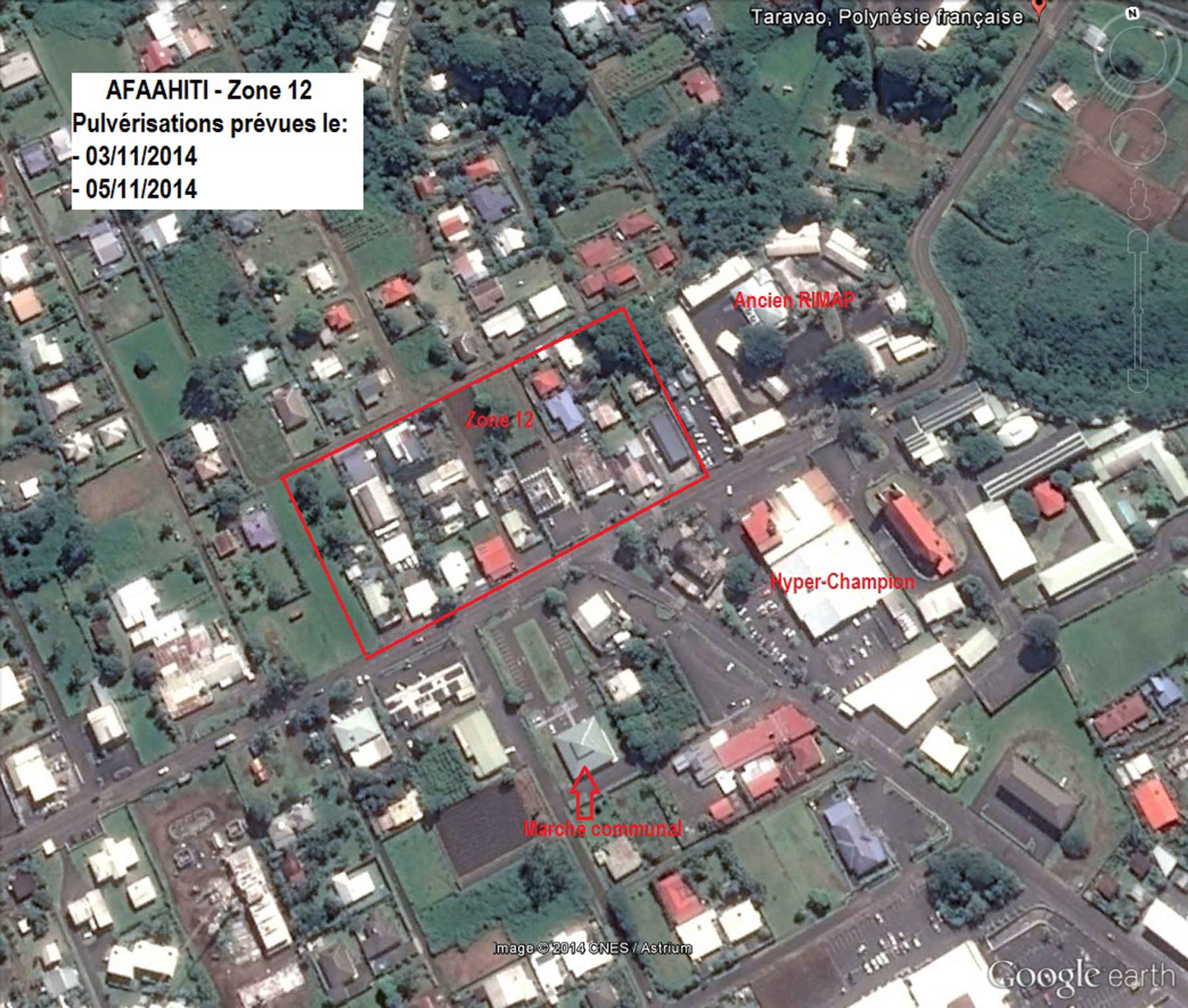 Cartographie Afaahiti zone 12