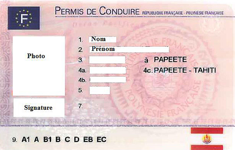 Nouveau Format Pour Le Permis De Conduire ! | Radio1 Tahiti