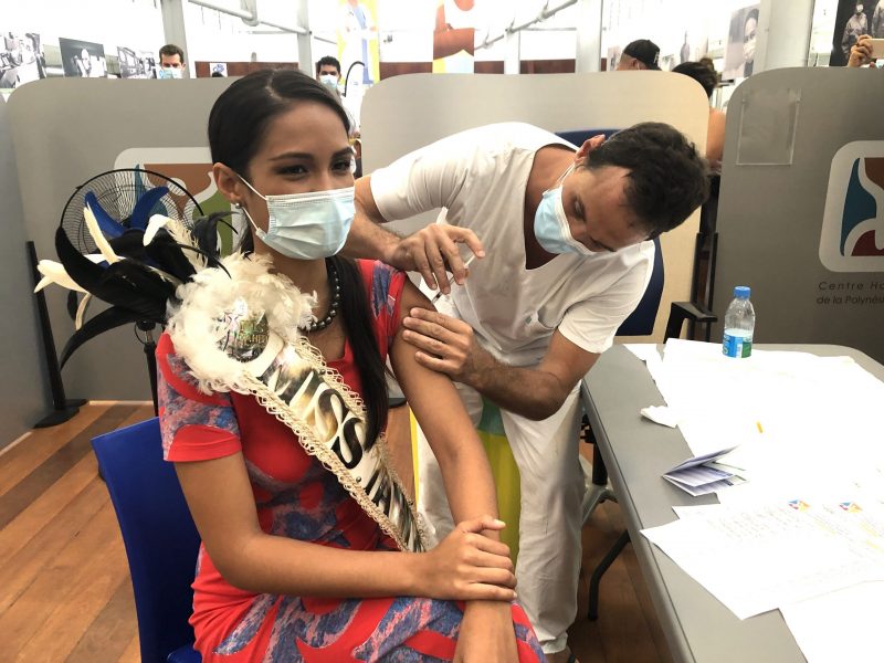 Miss Tahiti -Tumateata Buisson-Vaccin Pfizer