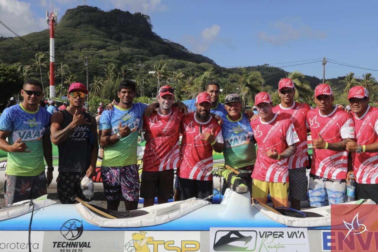 Hawaiki Nui Va’a victoire d’Air Tahiti sur la 3e étape, OPT remporte