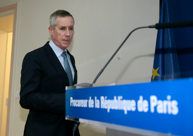 Le procureur de Paris Francois Molins à son arrivée devant la presse au palais de justice de Paris le 30 mars 2016. © AFP