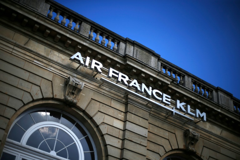 Le siège du groupe Air France-KLM, le 9 octobre 2015 à Paris. © AFP