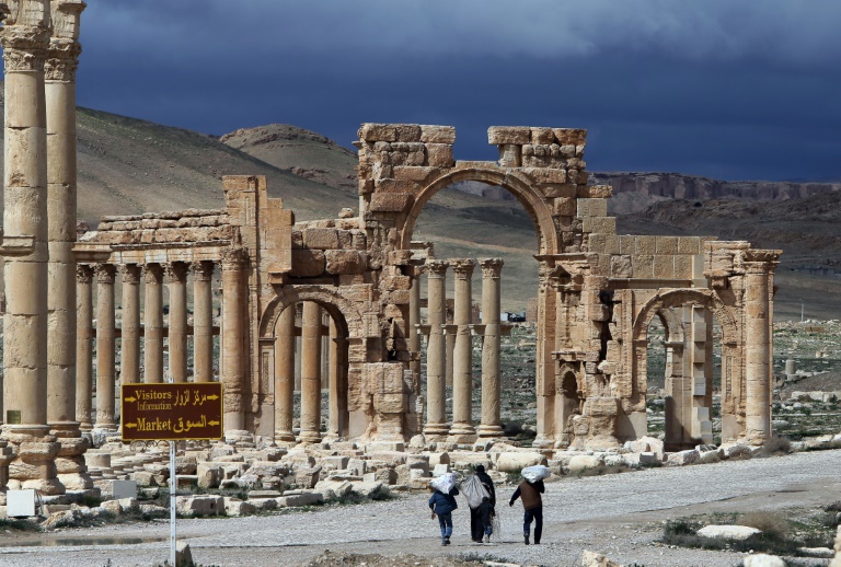 La ville de Palmyre en Syrie, en mars 2014. © AFP