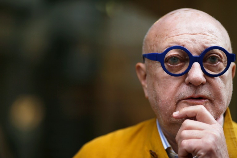 Le chroniqueur gastronomique Jean-Pierre Coffe, le 22 septembre 2013 à Paris. © AFP