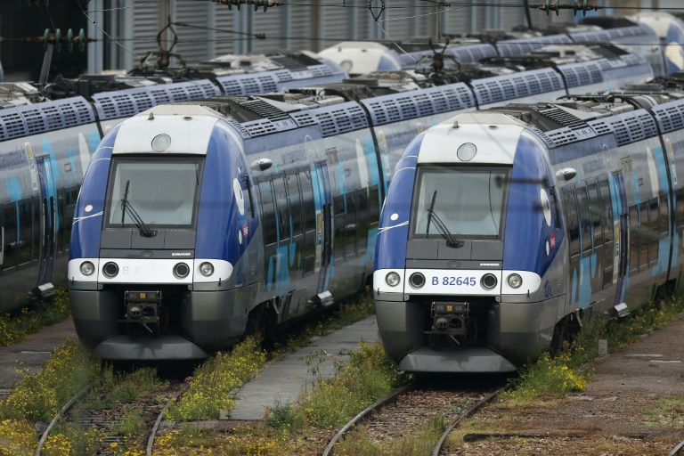 Le trafic était assez faible mercredi matin à la SNCF avec en moyenne un train sur trois. © AFP