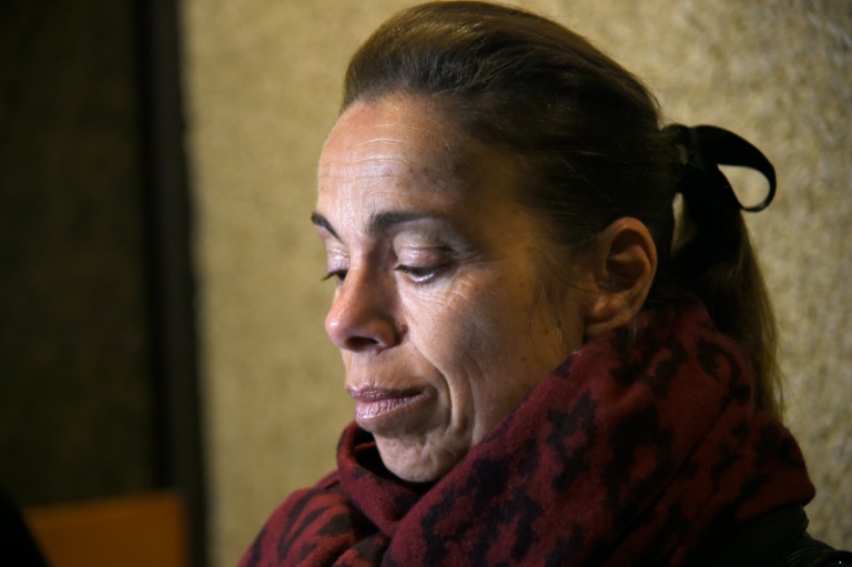 Agnès Saal au tribunal de Créteil le 11 avril 2016. © AFP