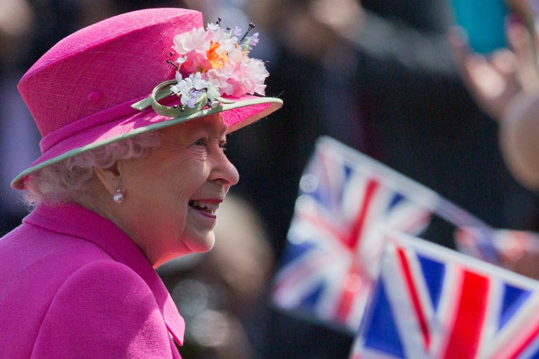 La reine Elizabeth II à son arrivée le 20 avril 2016 à Windsor. © AFP