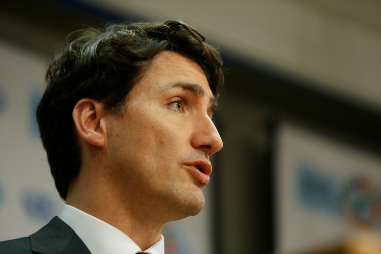 Le Premier minitres canadien Justin Trudeau, à New York le 22 avril 2016. © AFP