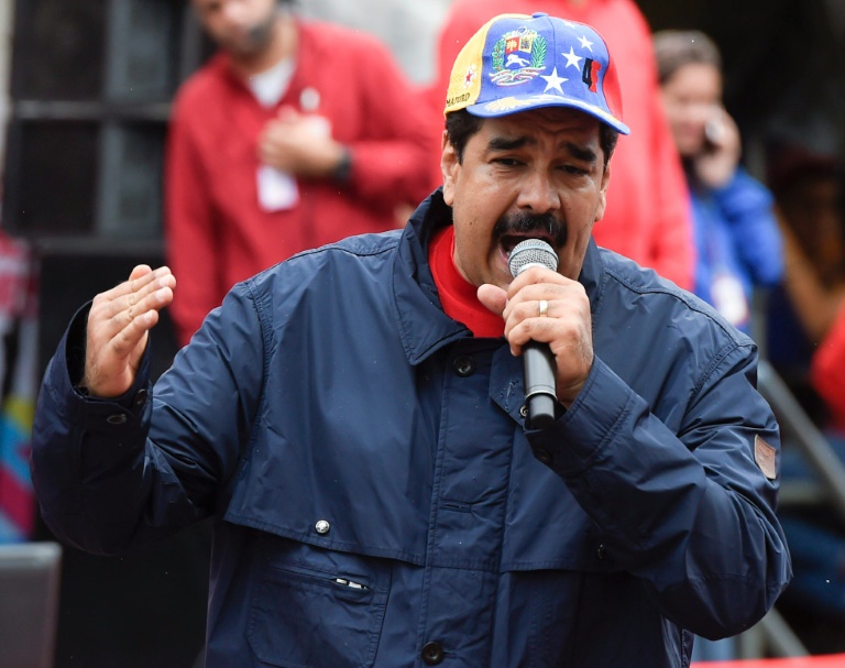 Le président du Venezuela, Nicolas Maduro, à Caracas le 1er mai 2016. © AFP